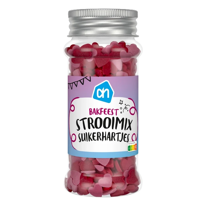 Strooimix suikerhartjes