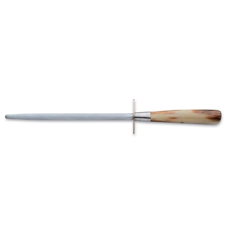 Coltellerie Berti Forgiati sharpening steel 221 whole ox horn