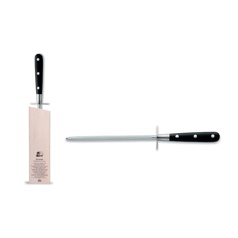 Coltellerie Berti Forgiati - Insieme sharpening steel 9881 black