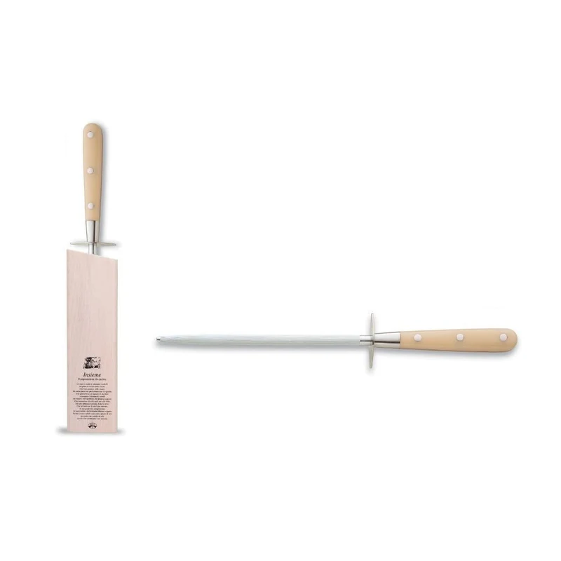 Coltellerie Berti Forgiati - Insieme sharpening steel 9911 cream