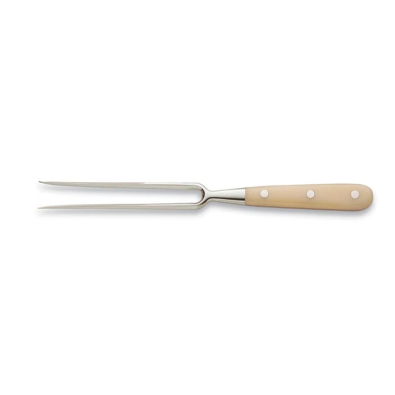 Coltellerie Berti Forgiati carving fork 910 cream plexiglass