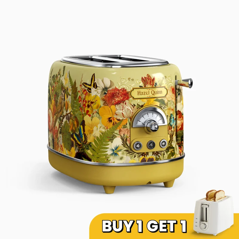 [1-for-1] Jointly-Designed 2-Slice Toaster by Eduardo Recife, with 6 Browning Dials, Sleek High Lift Lever (Available in US)