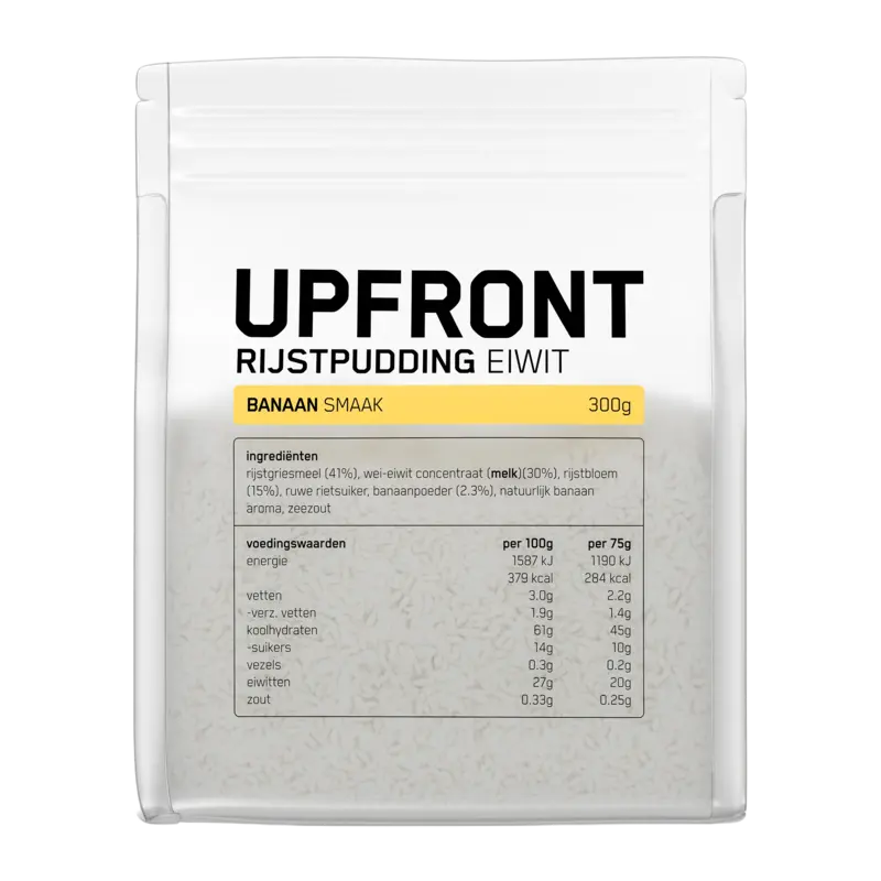 Upfront Eiwit rijstpudding banaan smaak
