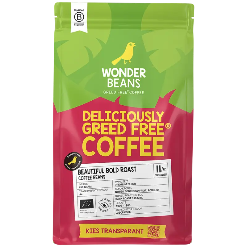 WonderBeans Beautiful bold roast coffee beans