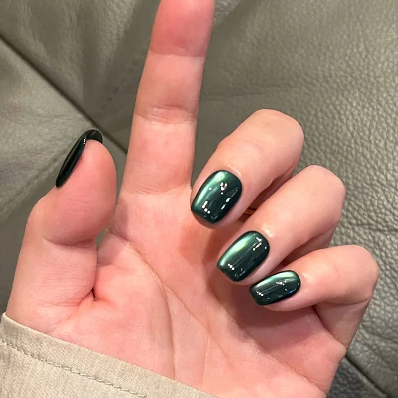 Glänzende Ombre Nagelkunst Karnz