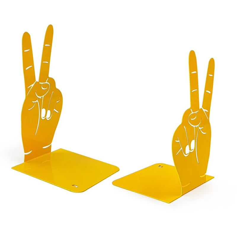 Peace Sign Dekorative Buchstützen