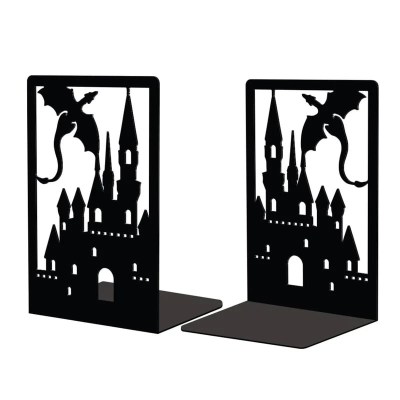 Fantasy-Schloss-Themen Dekorative Buchstützen