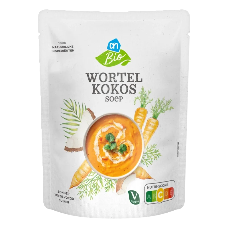 Biologisch Wortel kokossoep