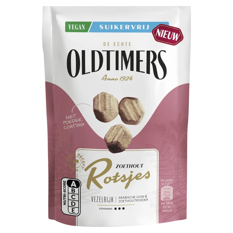 Oldtimers Zoethout Rotsjes Suikervrij