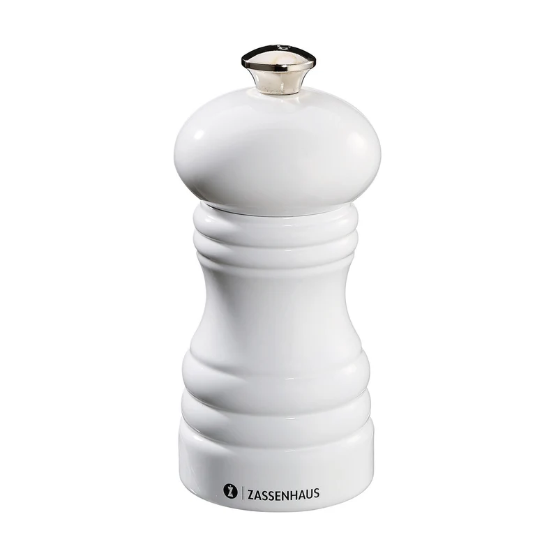 Pfeffermühle BERLIN 12 cm weiß glänzend