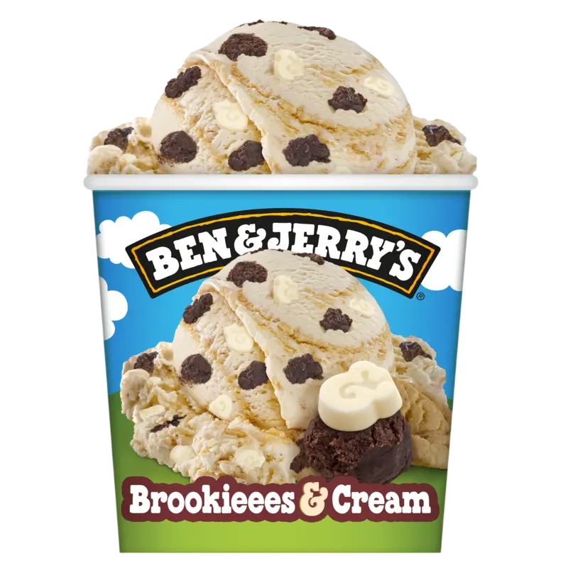 Ben & Jerry's Brookieees and cream
