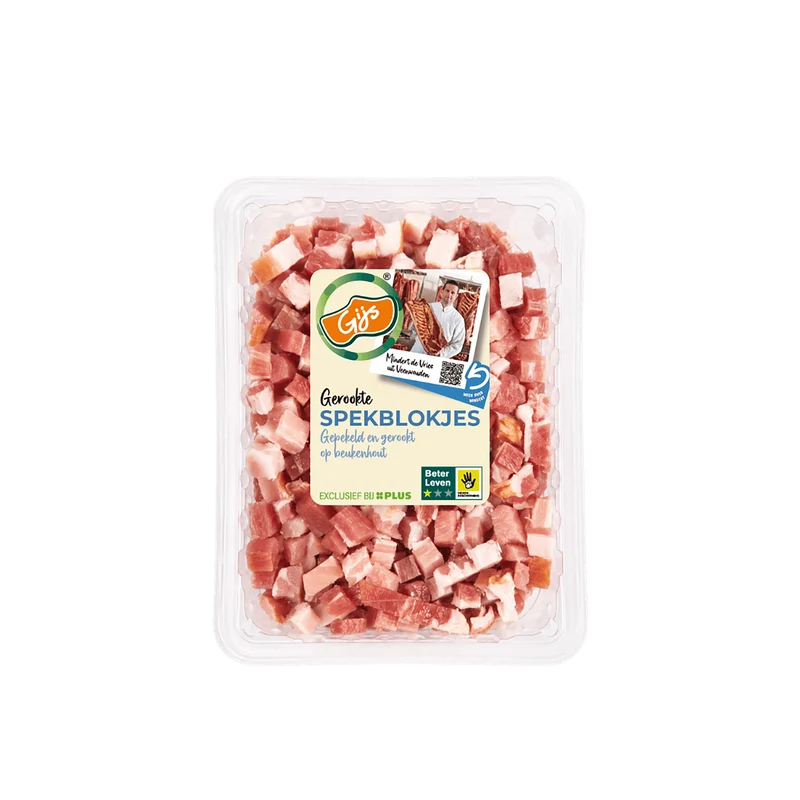 GIJS Gerookte Spekblokjes