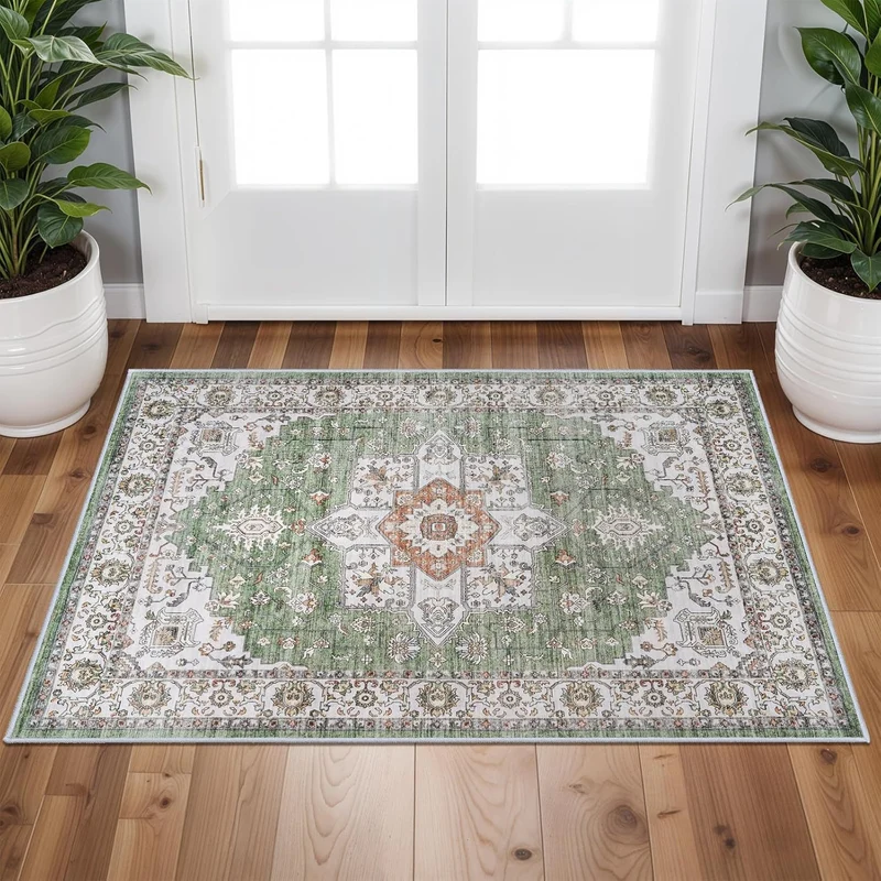 Vintage-inspirierter Boho-Teppich