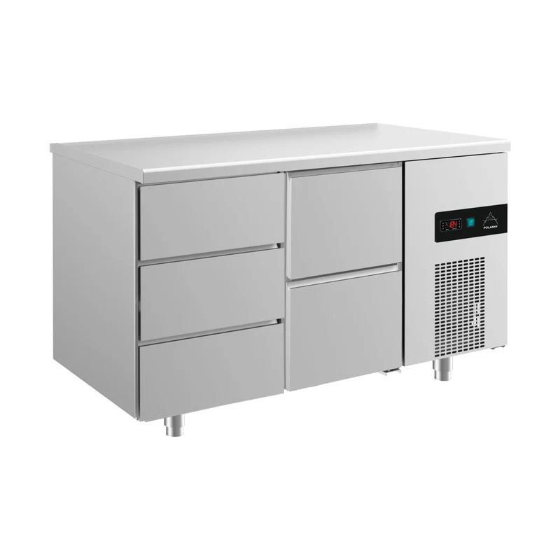 Kühltisch -2 bis +8°C 1400x700x850mm mit 1x zwei Schubladen und 1x drei Schubladen – Art.-Nr. KT2DZ