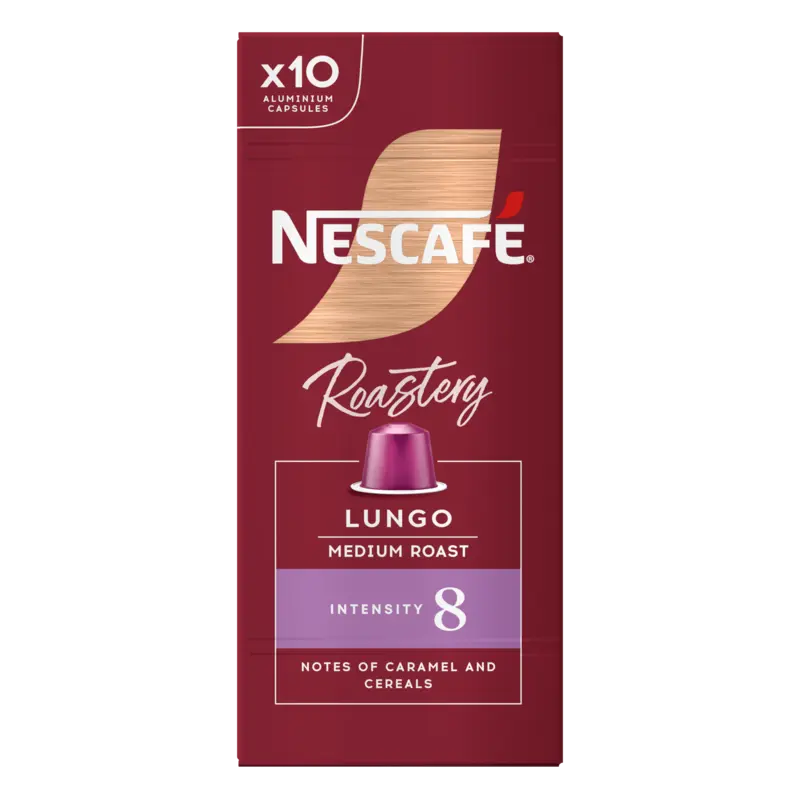 Nescafé Roastery lungo medium roast capsules 10