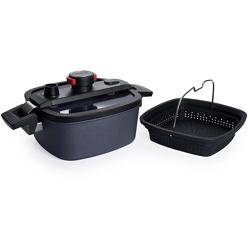 WOLL Active LITE Induktion, Gusstopf, SG, mit Deckel & Dünsteinsatz in Box 128-1DALI