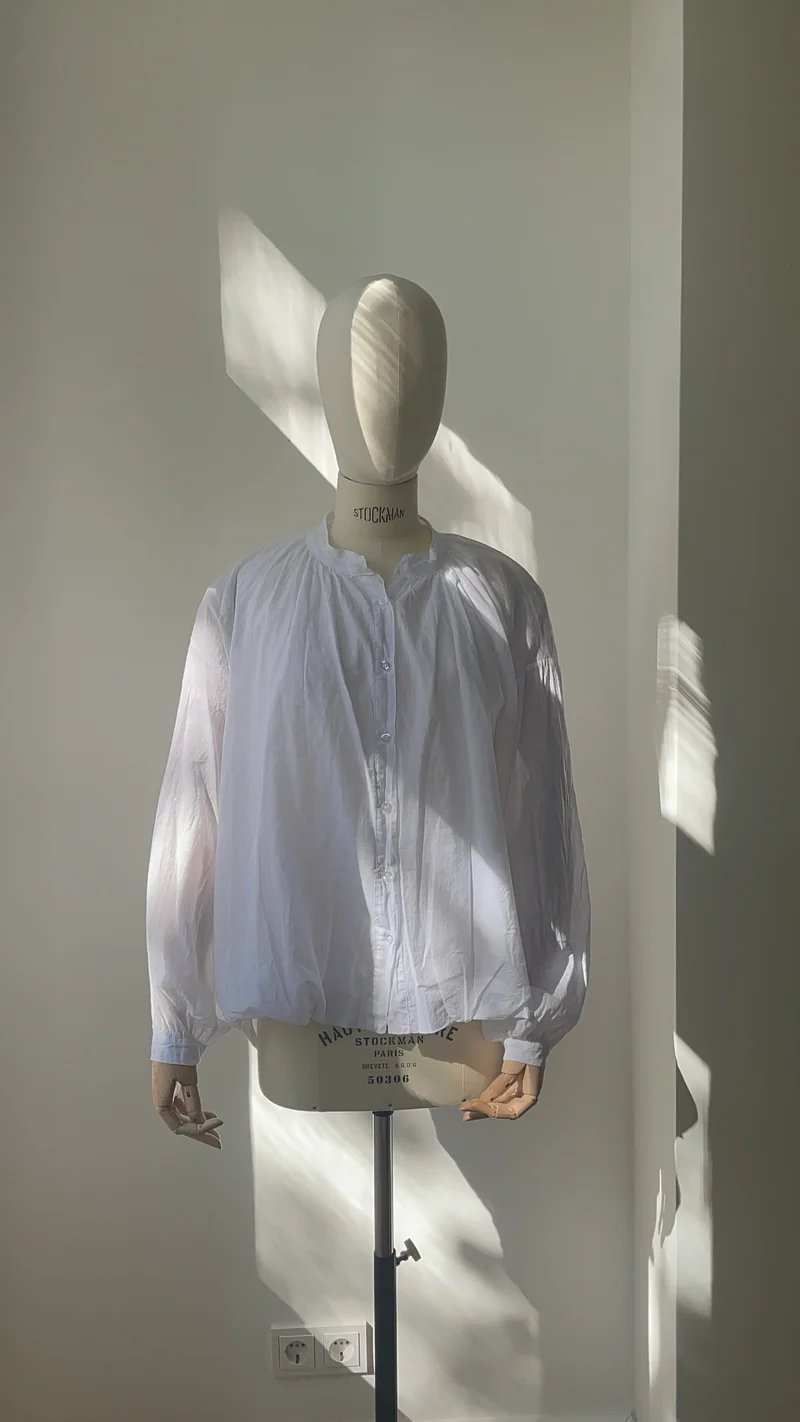 Sommerbluse - weiss