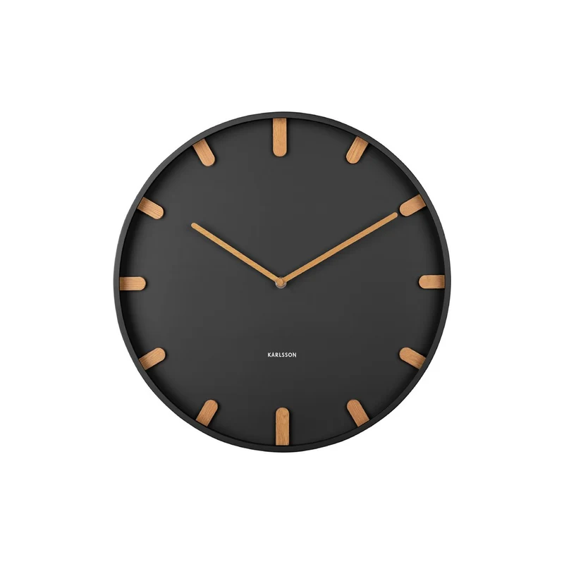 Wanduhr Grace - Schwarz