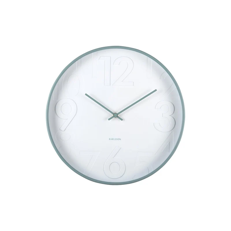 Wanduhr Fasten - Blau