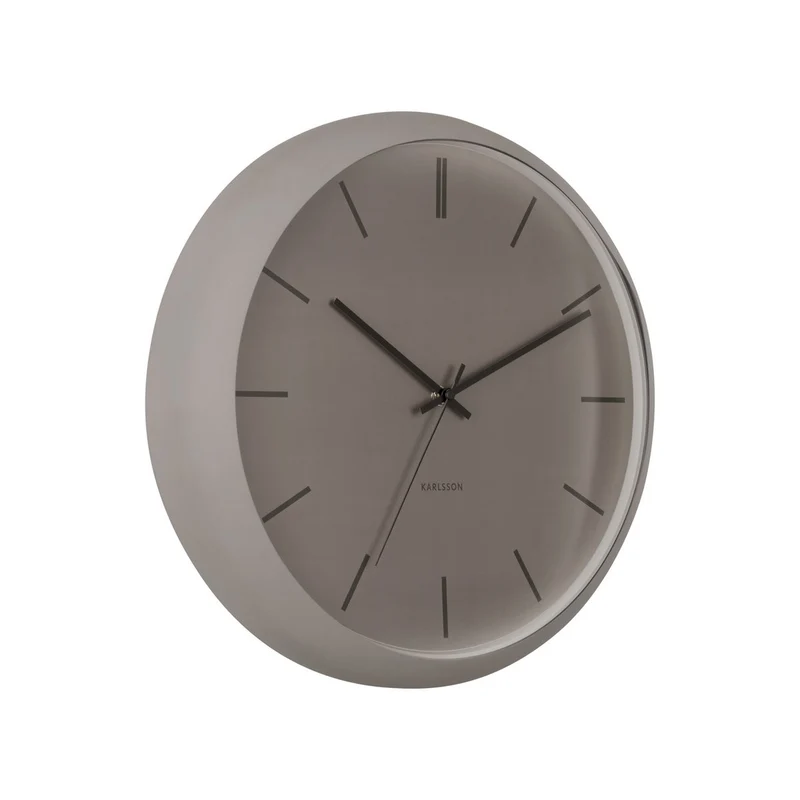 Wanduhr Nirvana Globe - Grau