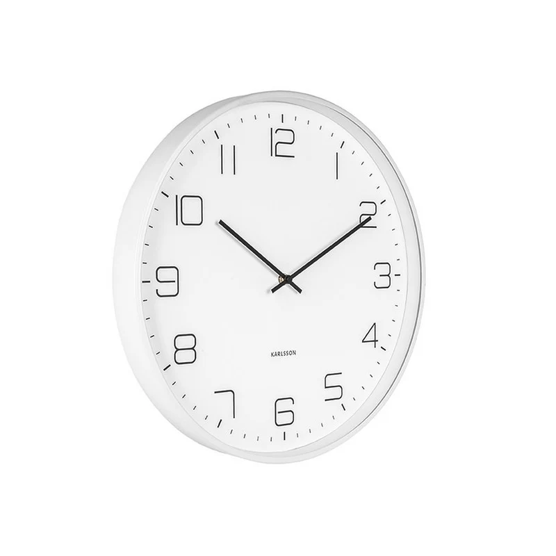Wanduhr Lofty - Weiß