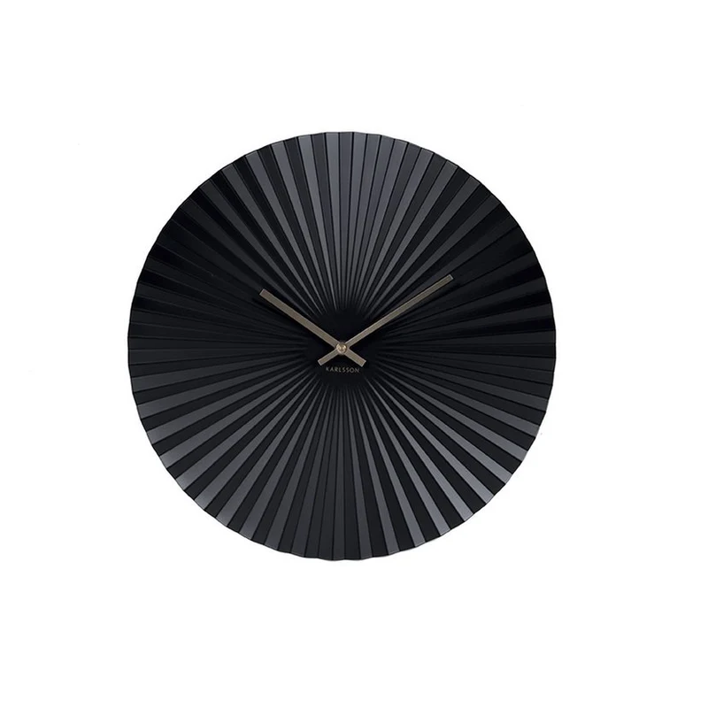 Wanduhr Sensu - Schwarz
