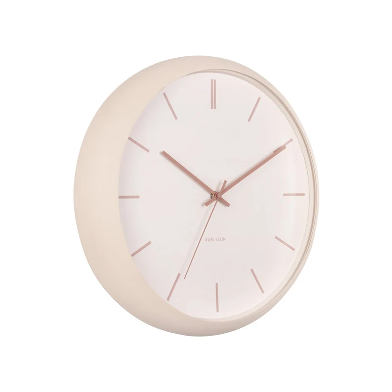 Wanduhr Nirvana Globe - Sandbraun