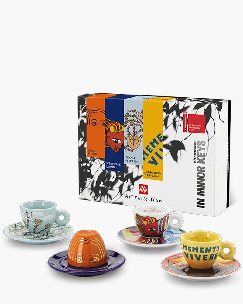 Illy Art Collection Biennale 2026 set 4 cappuccino cups