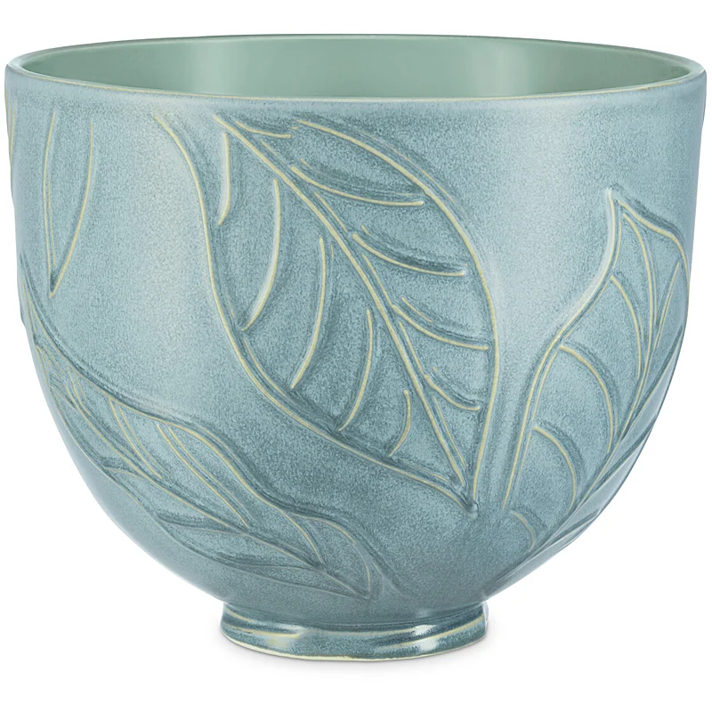 KitchenAid 5KSM2CB5LB Keramische Schüssel Spring Leaves 4,8 Liter für Artisan