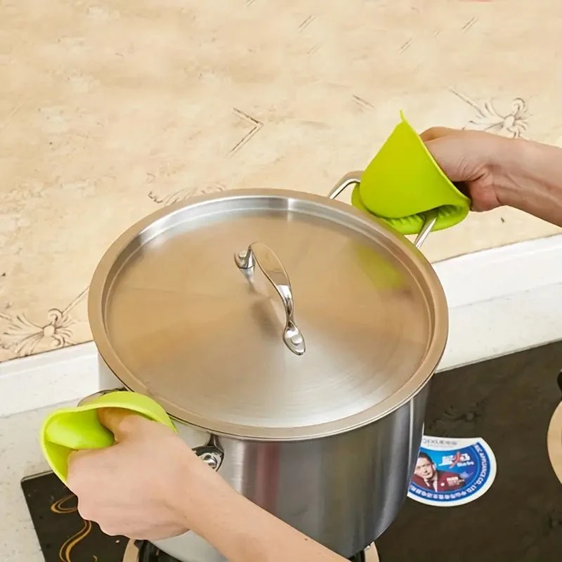 Hitzebeständige Grill- & Ofenhandschuhe bis 230°C | Rutschfeste Silikonhandschuhe für Küche & BBQ | Flexibel, spülmaschinenfest | FireGrip Pro
