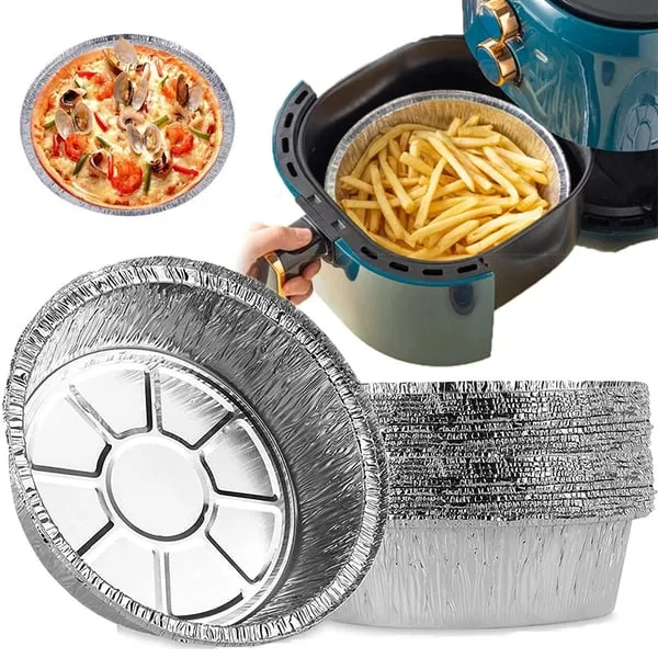 Airfryer- & Ofenliner aus Aluminium mit Antihaft-Beschichtung | BlazeGuard bis 250°C hitzebeständig | Passend für viele Geräte, Einweg