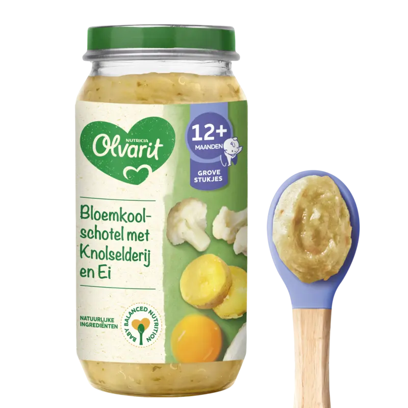Olvarit Bloemkoolschotel met knolselderij 12m+