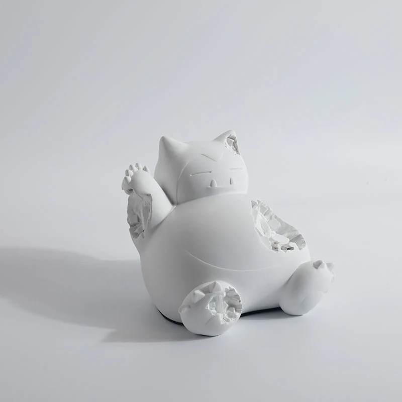 Verspielte dekorative Katzenfigur