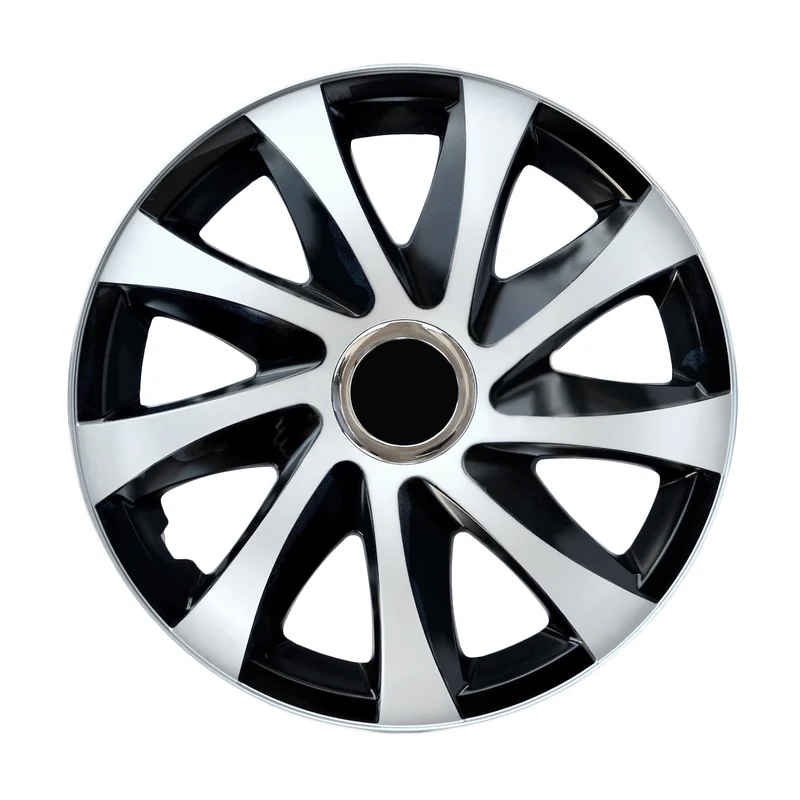 Universal Radkappen 15" NRM DRIFT Extra weiß/schwarz 4 Stück