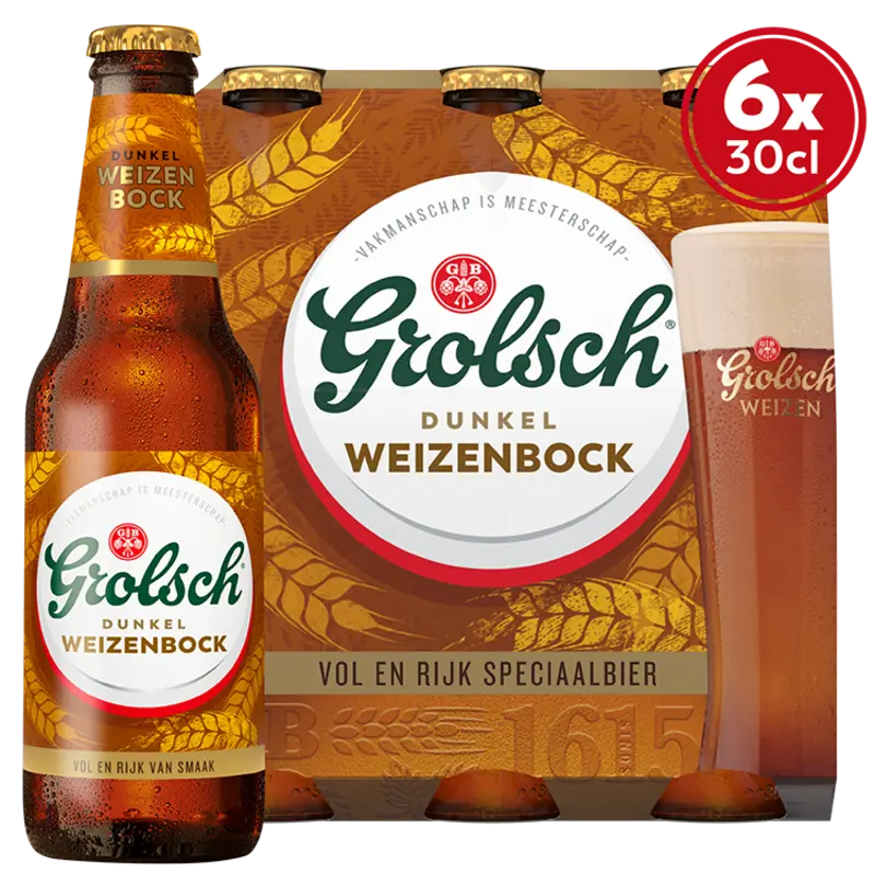 Grolsch Dunkel weizenbock 6-pack