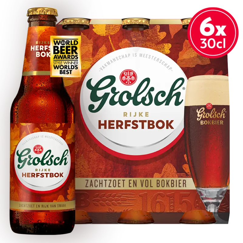Grolsch Rijke herfstbok speciaalbier 6-pack