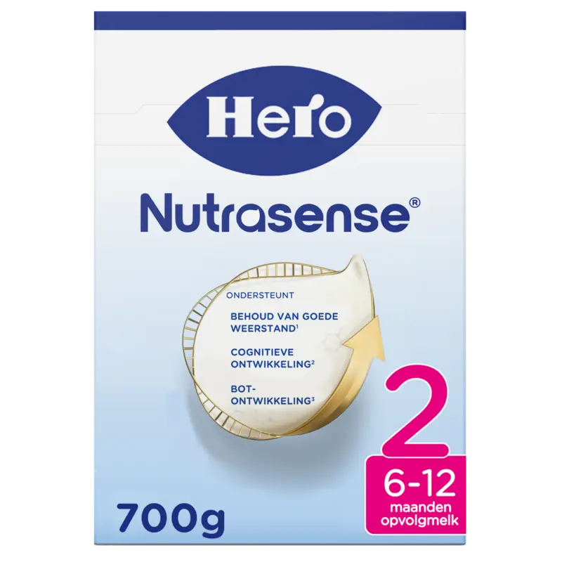 Hero Nutrasense 2 opvolgmelk 6-12 maanden