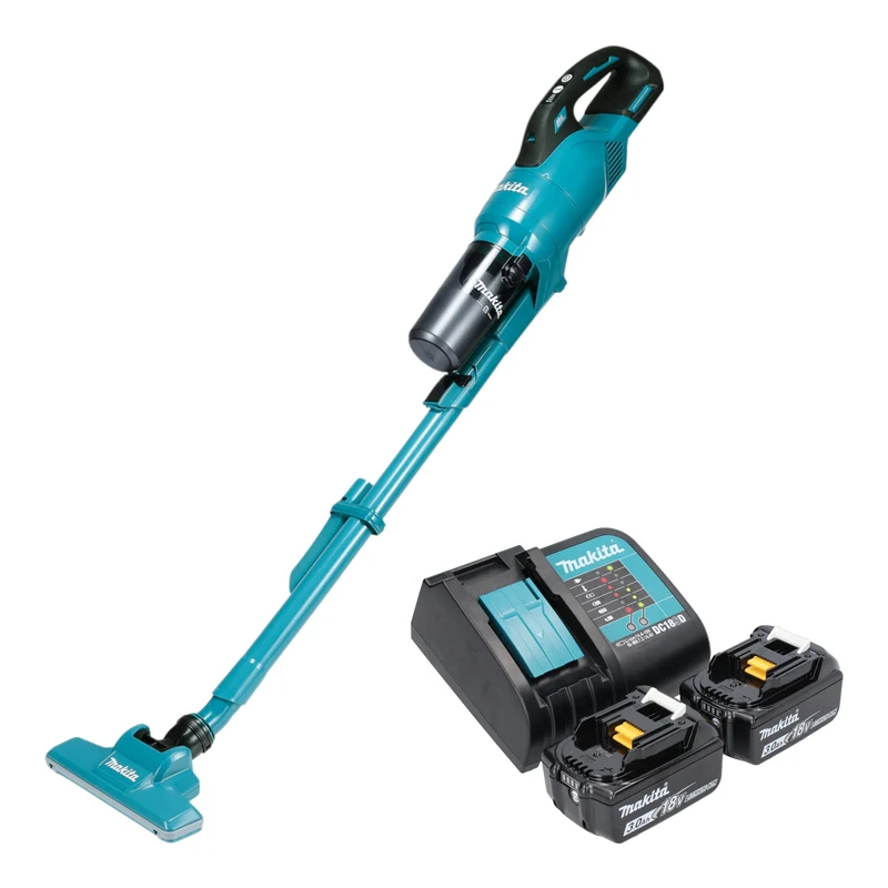 Makita DCL 286 FSF2 Akku Staubsauger 18 V 0,25 l Brushless + 2x Akku 3,0 Ah + Ladegerät