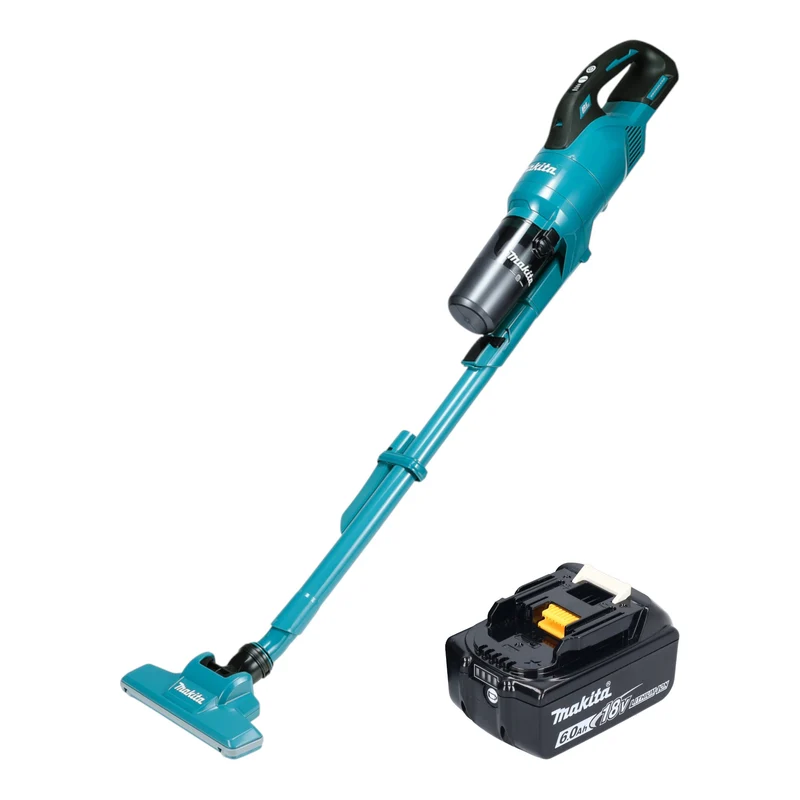 Makita DCL 286 FG Akku Staubsauger 18 V 0,25 l Brushless + 1x Akku 6,0 Ah - ohne Ladegerät