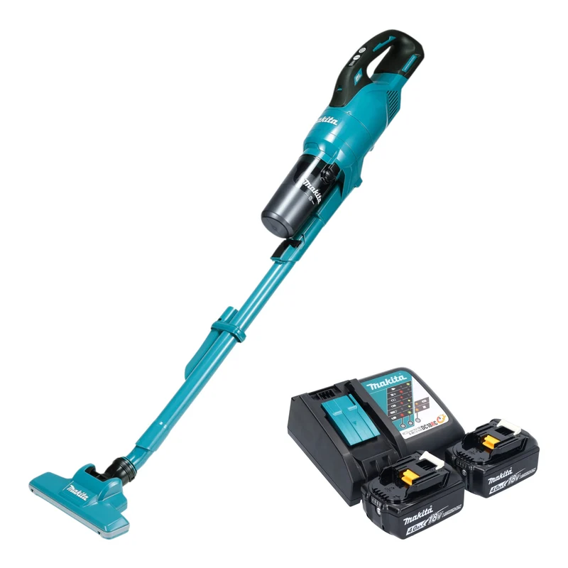 Makita DCL 286 FRM2 Akku Staubsauger 18 V 0,25 l Brushless + 2x Akku 4,0 Ah + Ladegerät