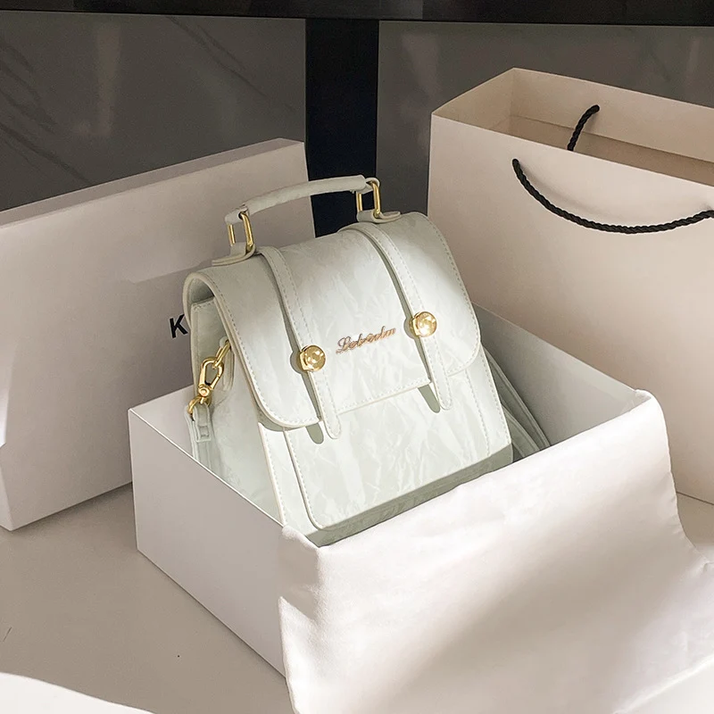 Vintage-inspirierter strukturierter Mini-Rucksack Karnz