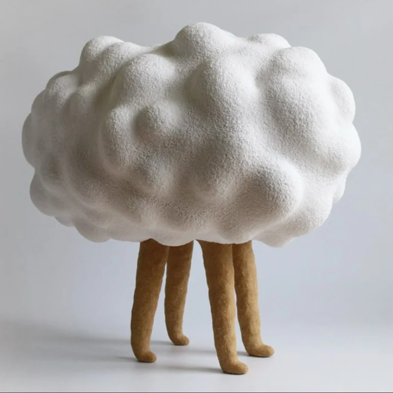 Creative Cloud-förmige dekorative Skulptur