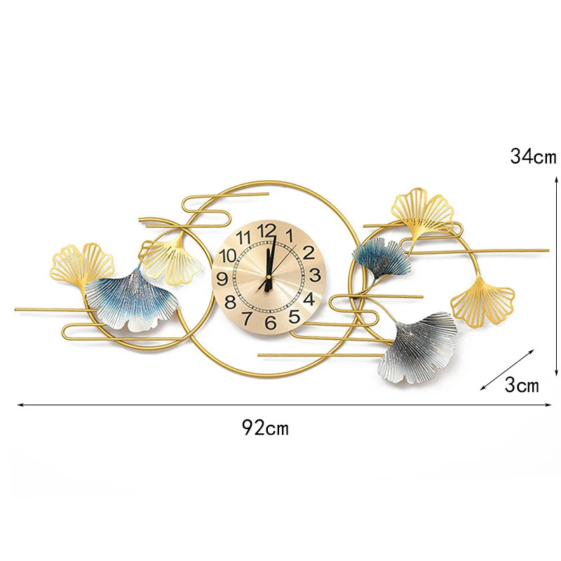 Dekorative moderne Wanduhr Kunst Karnz