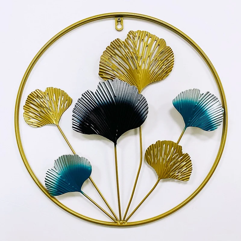 Dekorative Ginkgo Blatt Wandkunstskulptur Karnz 1789208480