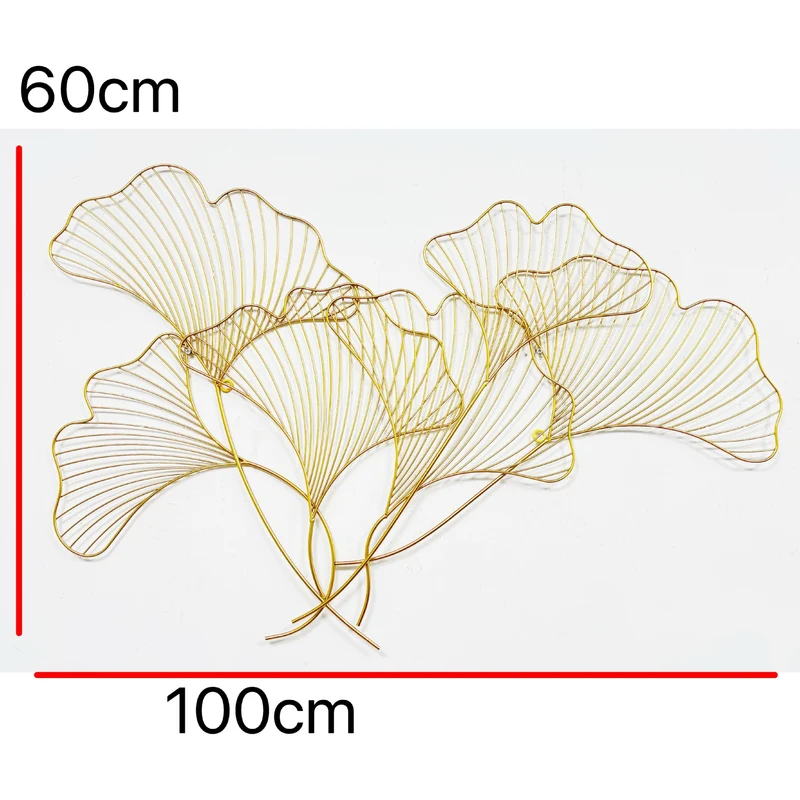 Dekorative Ginkgo Blatt Wandkunst Karnz