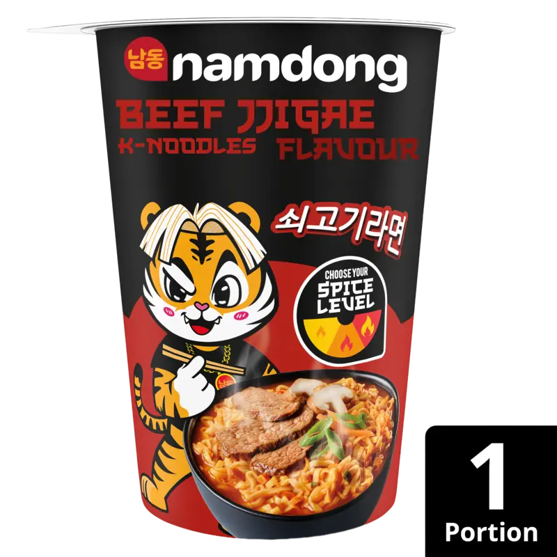 Namdong Beef jjigae k-noodles flavour