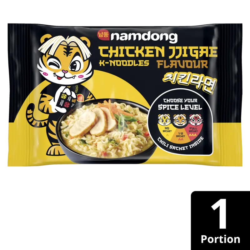 Namdong Chicken jjigae k-noodles flavour