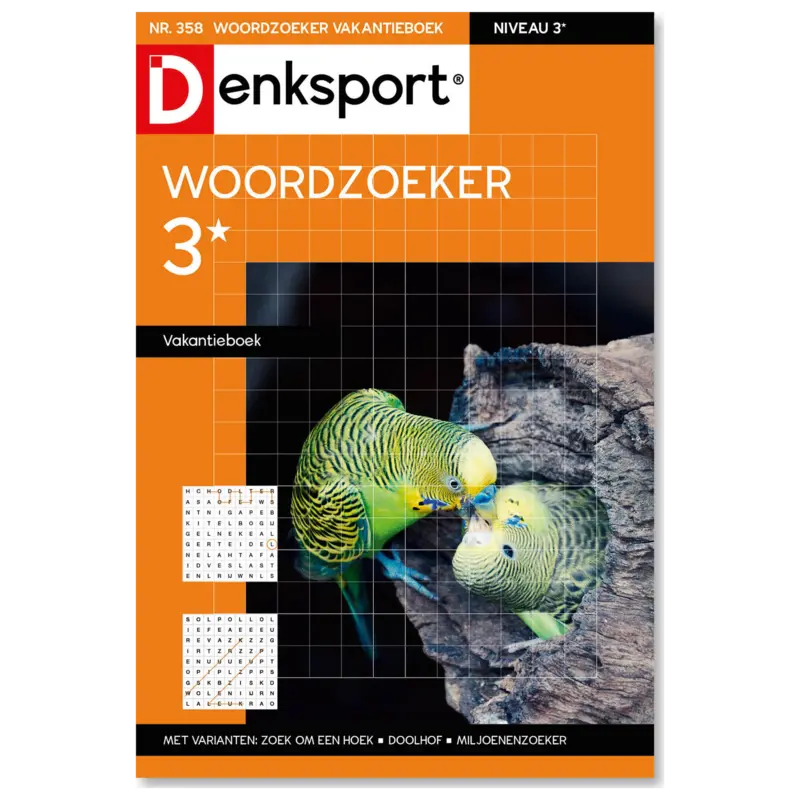 Denksport woordzoeker vakantieboek
