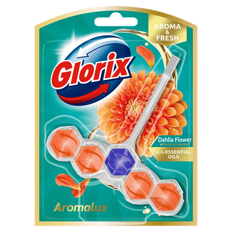 Glorix Toiletblok aroma lux dahlia & dragonfr