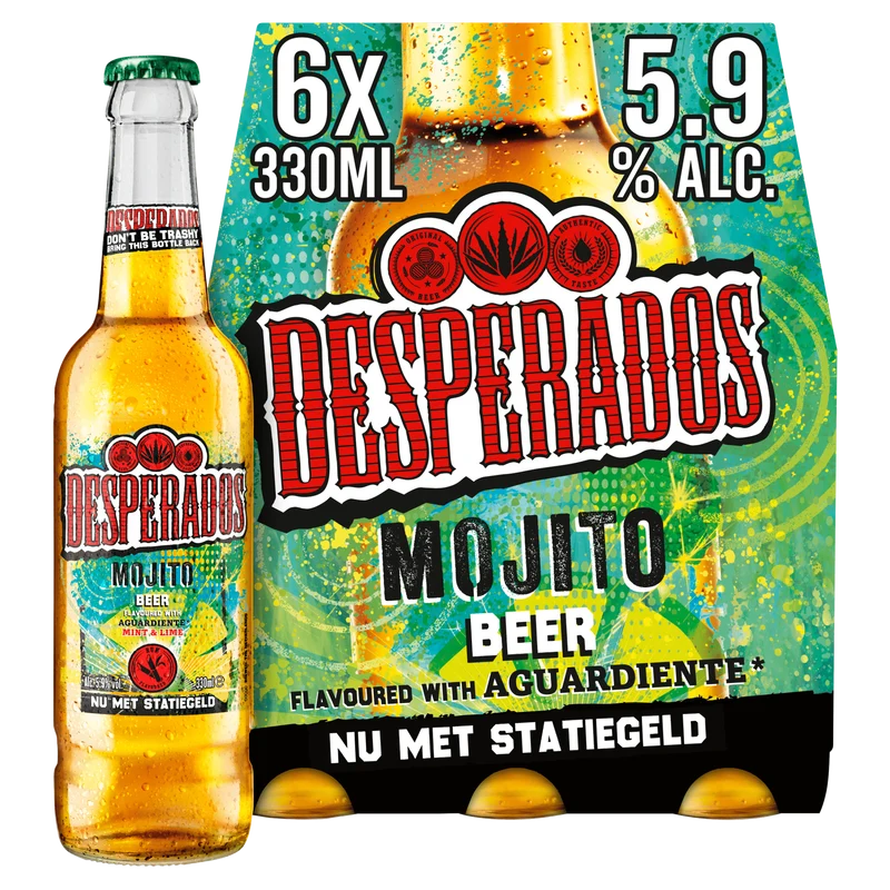 Desperados Mojito bier fles